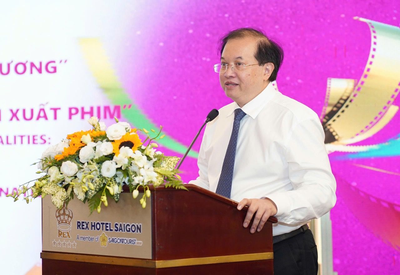 Ong Ta Quang Dong - Thu truong Bo Van hoa, The thao va Du lich phat bieu. Anh: Mai Anh.