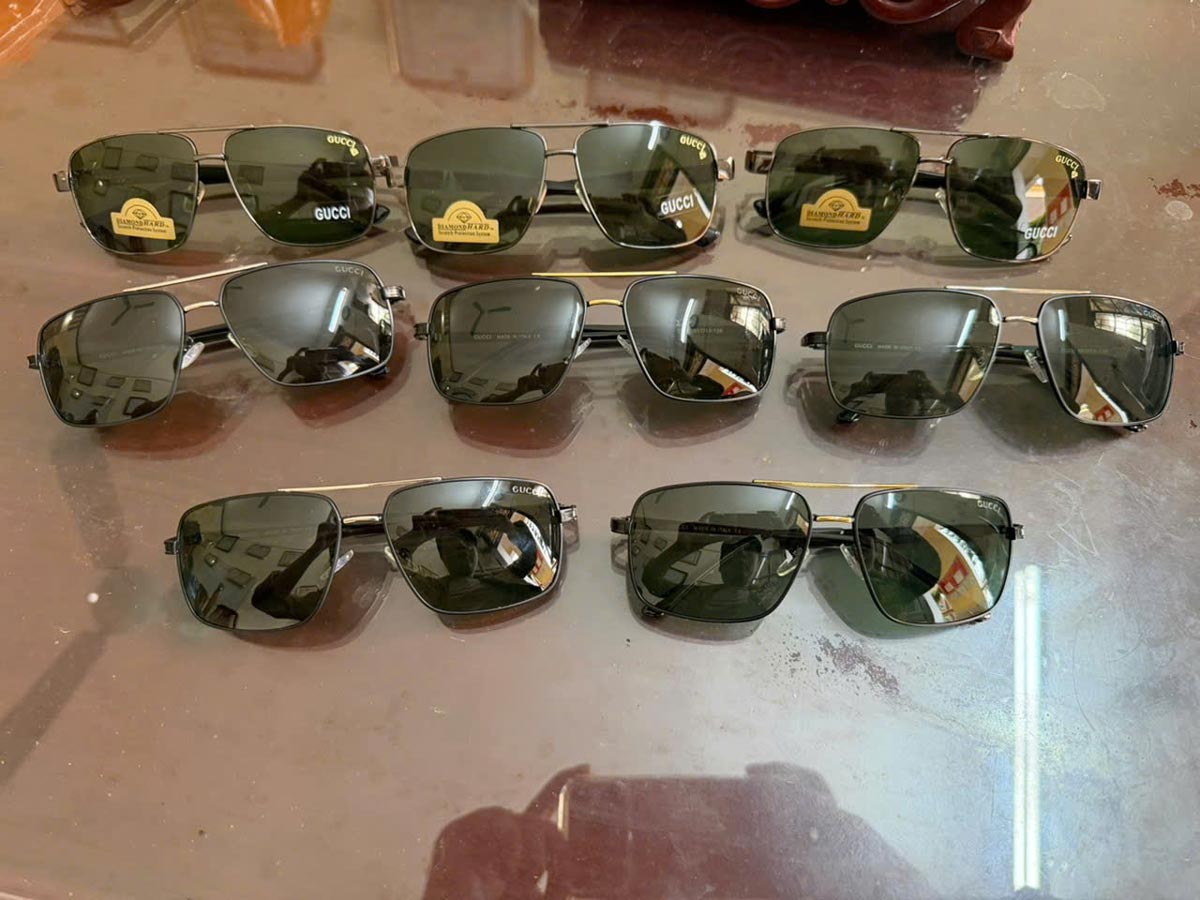 counterfeit eye glasses. Photo: Ninh Binh Province Market Management Department