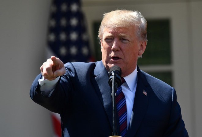 US President Donald Trump. Photo: AFP