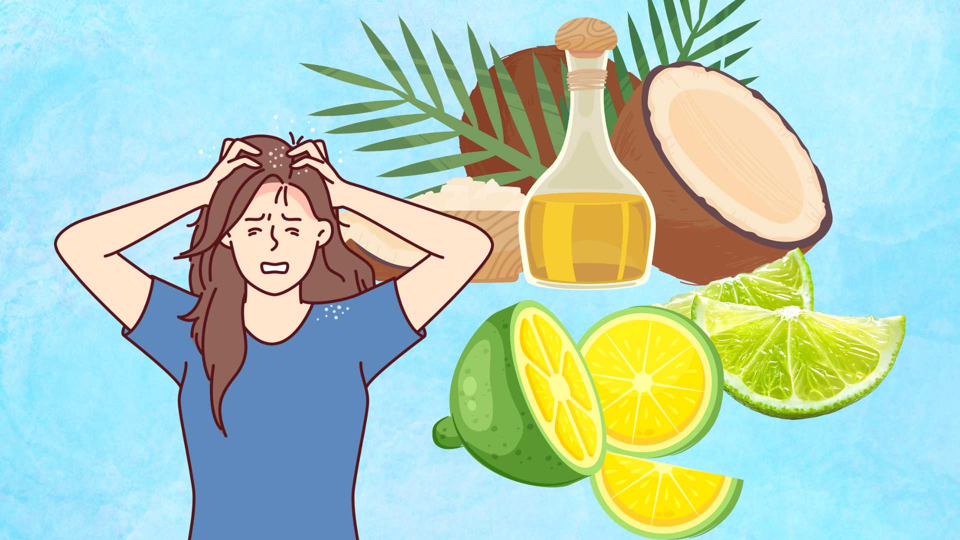 The simple secret to getting goosebumps from lemon and coconut oil. Graphic photo: Hoang Loc