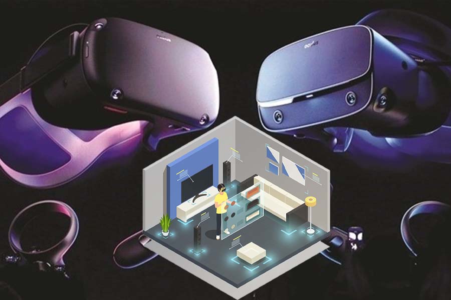 Meta allows many people to step into a real room copy in VR, turning the living room into a vibrant gathering space. Graphics: Cat Tien