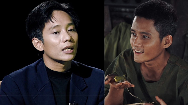 映画「Death in the Air」の俳優バオ・ディン（左）と映画「レッド・レイン」の俳優ディン・カン（右）