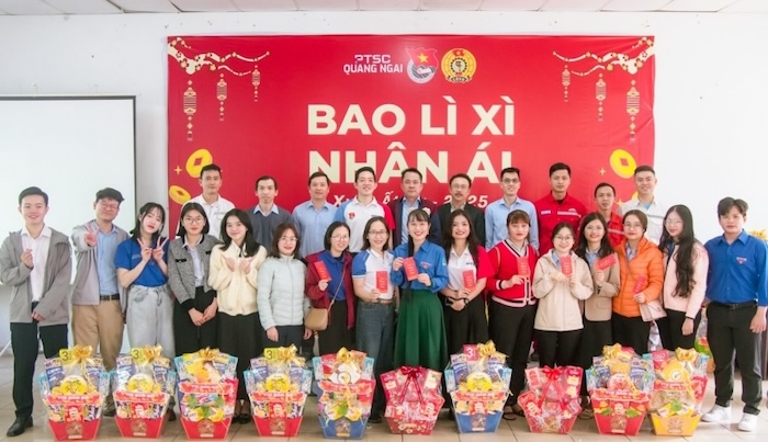 The PTSC Trade Union system always organizes to care for workers' lives. Photo: Trade Union