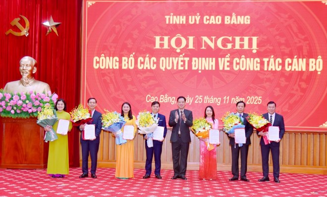 Điều động, bổ nhiệm nhân sự ở Đồng Tháp, Lâm Đồng, Lạng Sơn, Cao Bằng