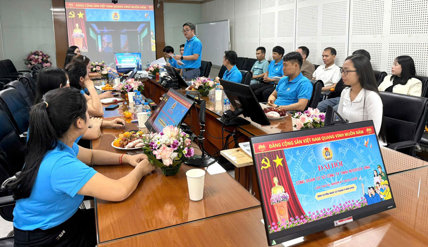 Interflex Vina有限会社の第3回基礎労働組合総会、任期2023〜2028。写真:An Vi