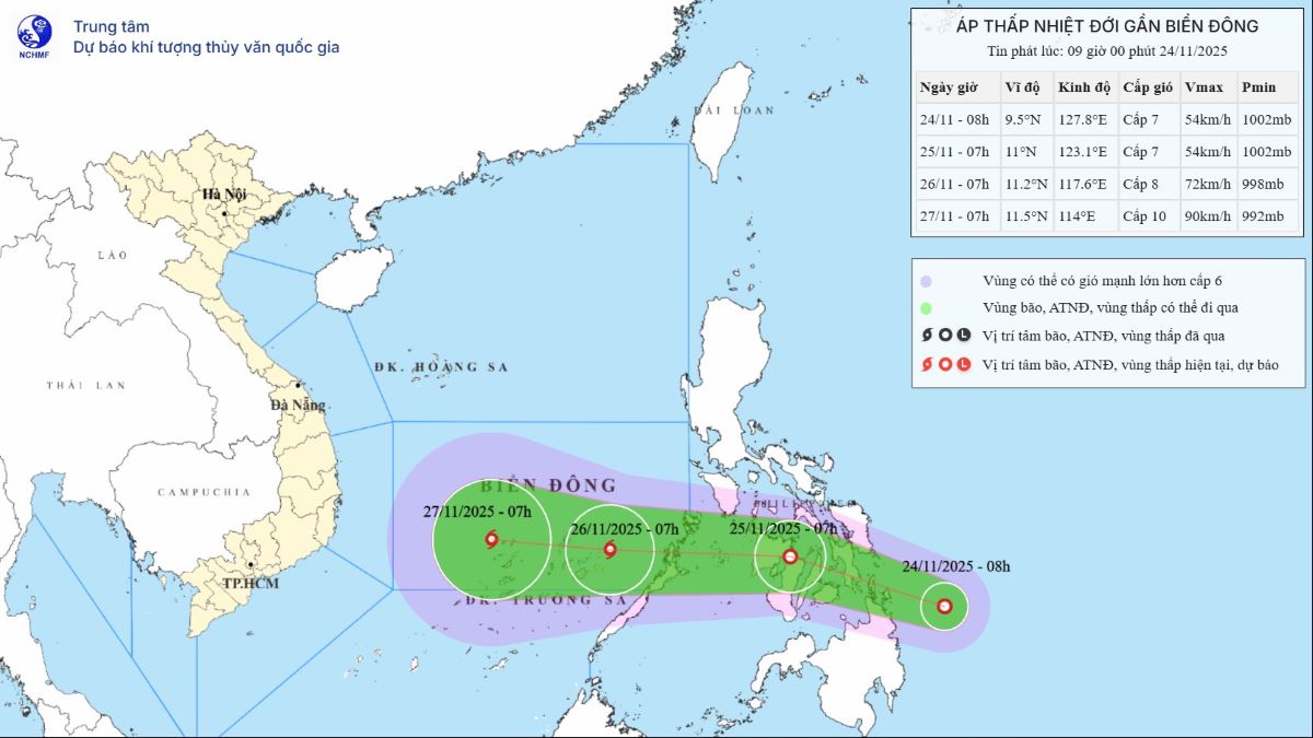 Anh: Trung tam Du bao Khi tuong Thuy van Quoc gia Viet Nam
