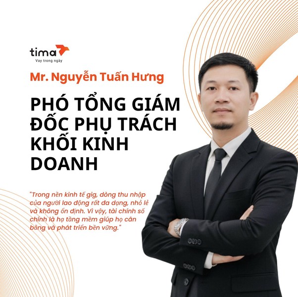 Ong Nguyen Tuan Hung - Pho tong giam doc phu trach khoi kinh doanh Tima chia se. Anh: TIMA