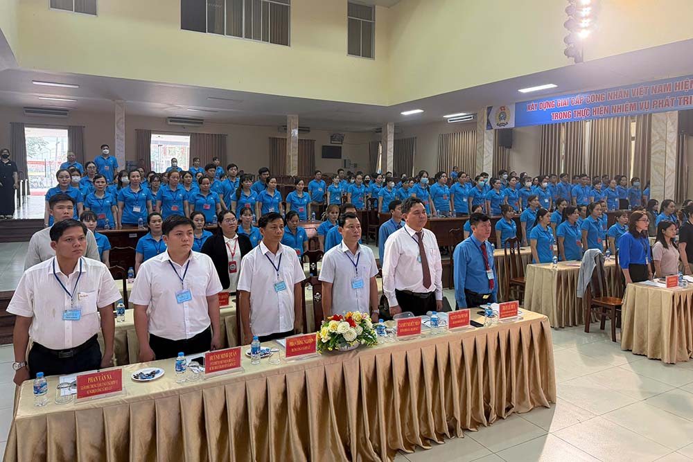 Cac dai bieu tham du Dai hoi. Anh: CDCS Ching Luh