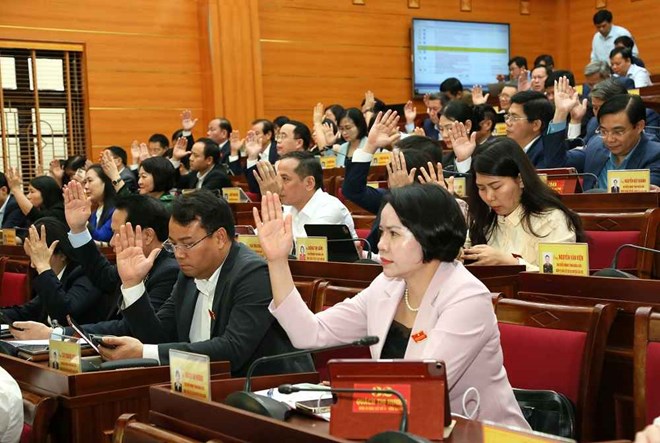 The Standing Committee of the Provincial People's Council finalized the structure and composition of candidates for the 2026-2031 term. Photo: Hung Yen Provincial Portal