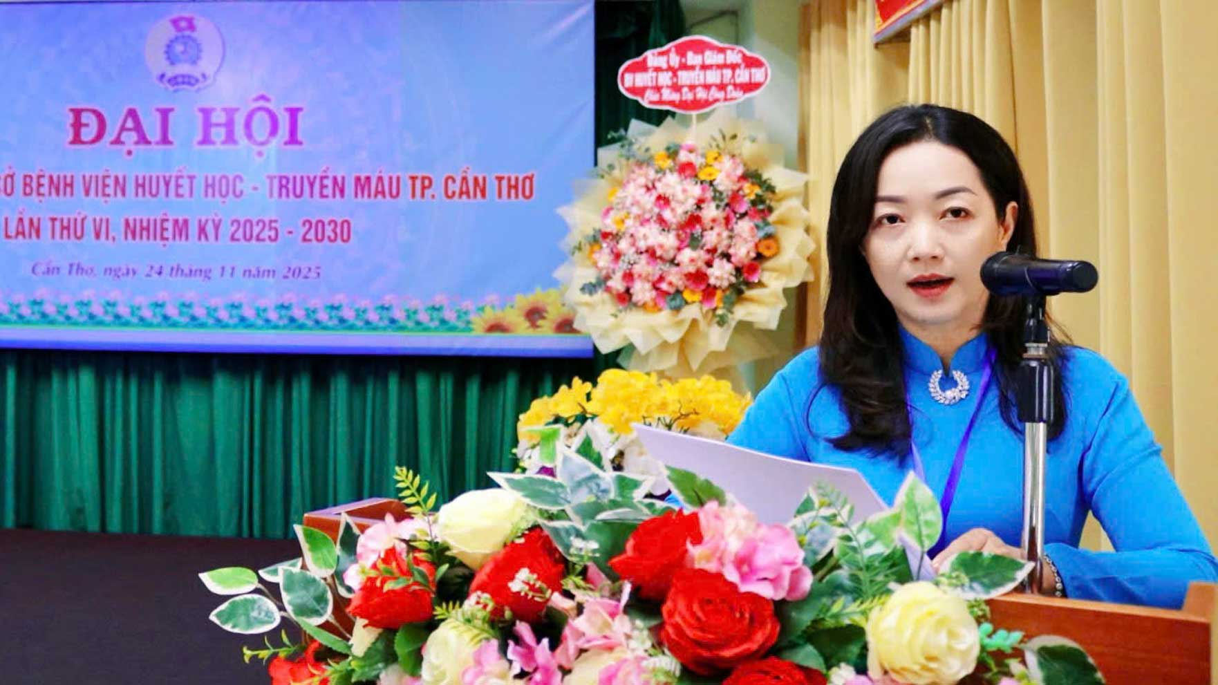 Pho Chu tich LDLD TP Can Tho Tran Tu Nhien phat bieu. Anh: Phuong Thao