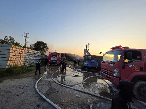 화재 현장. 사진: 하이퐁 공안