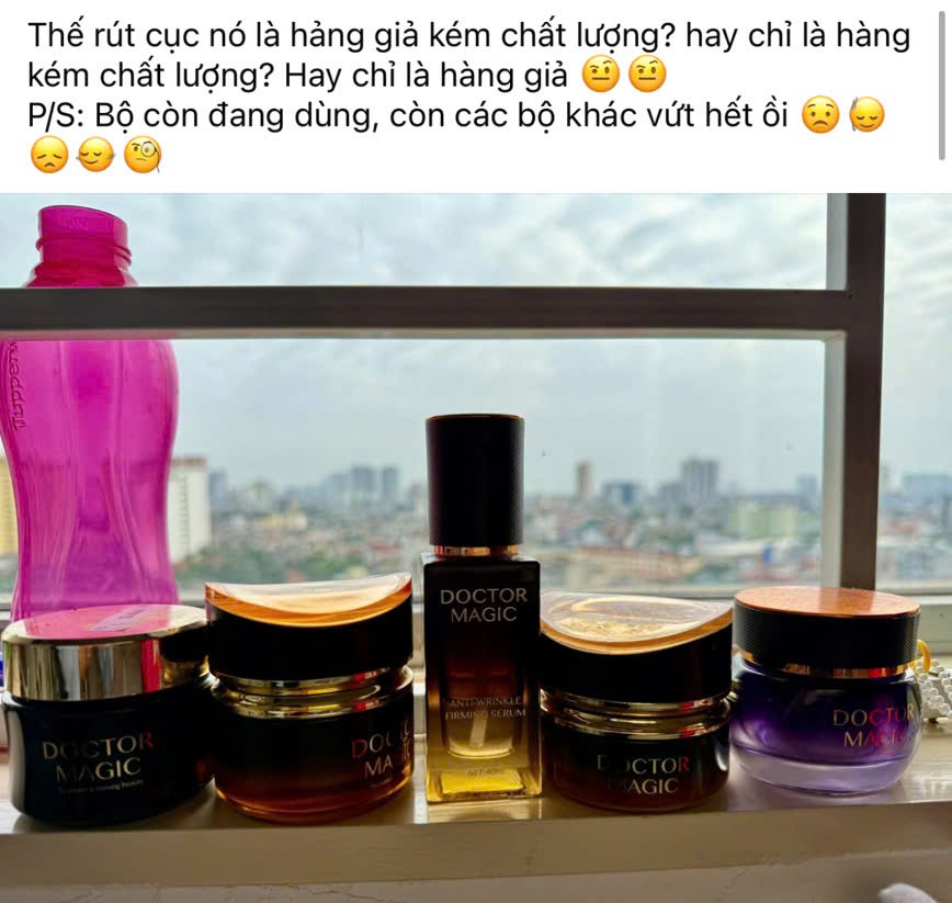Customers who have bought a set of cosmetics from Mailisa beauty salon are wondering whether to continue using them or give them away? Screenshot