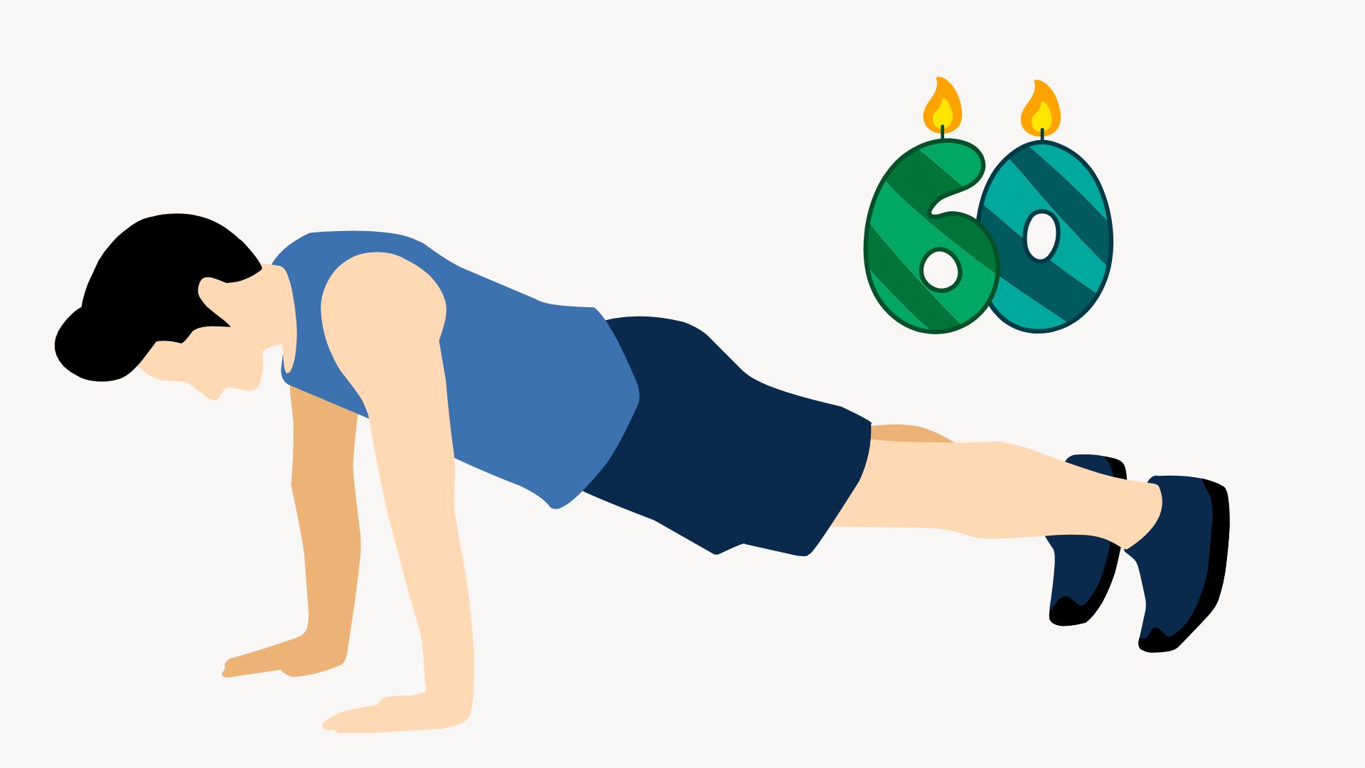 팔굽혀펴기는 근력 강화 운동입니다. 그래픽: Thanh Thanh