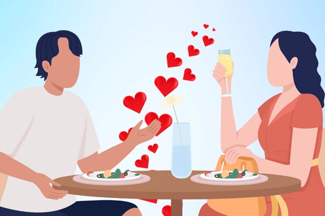 Ways to make a strong impression and build sympathy with the person you like. Graphics: Thien Nhan