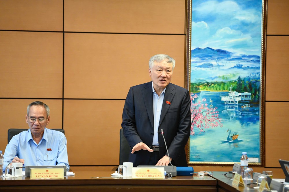 Pho Thu tuong Thuong truc Chinh phu Nguyen Hoa Binh. Anh: Nhu Y