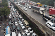 ハノイは7 600万台の車両を「負担」し、首都圏に巨大な汚染圧力をかけている
