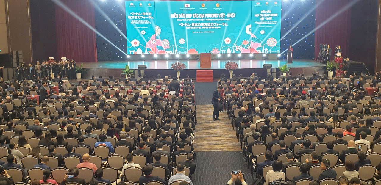 Vietnam - Japan Local Cooperation Forum in Quang Ninh. Photo: Nguyen Hung
