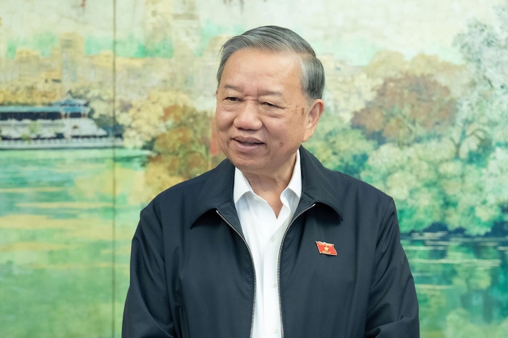 Tong Bi thu To Lam khang dinh quan diem, tang truong kinh te deu huong den doi tuong thu huong la cuoc song cua nguoi dan. Anh: Cao Hoang