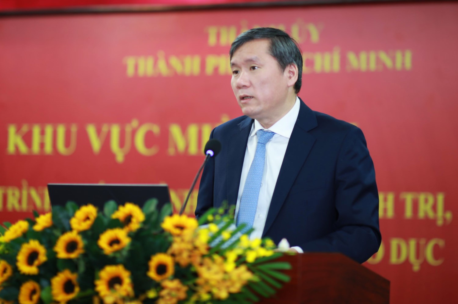 Professor, Dr. Le Van Loi - President of the Vietnam Academy of Social Sciences delivered the opening speech. Photo: Ha Khanh