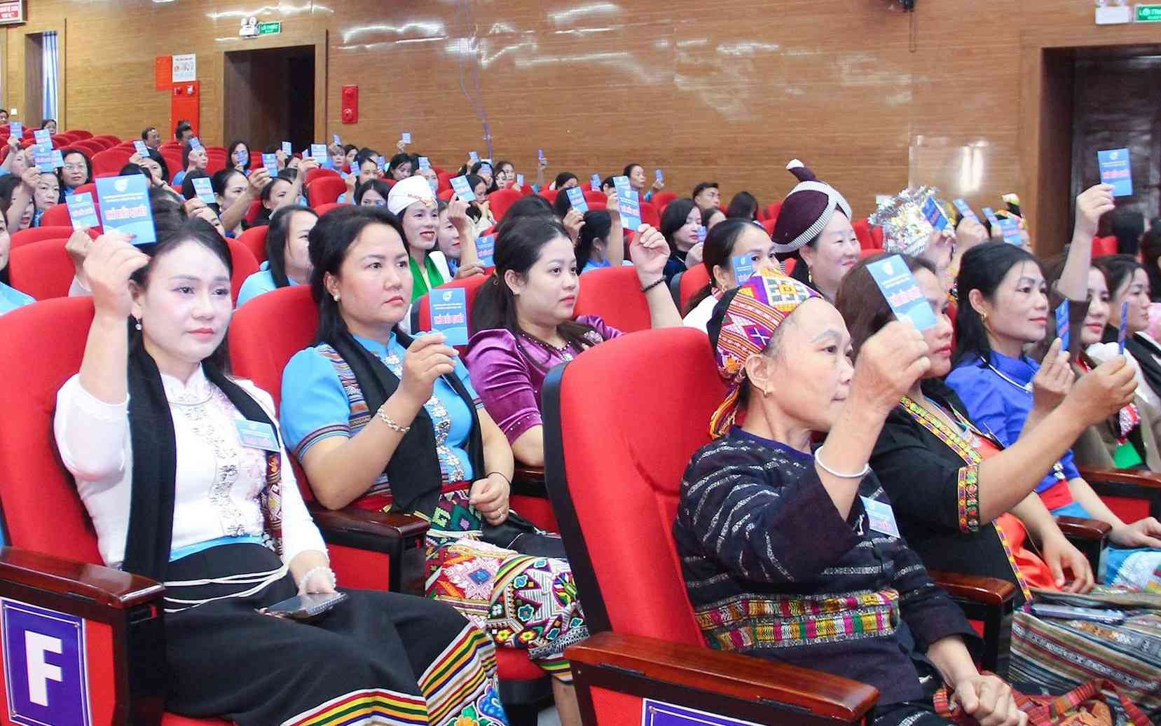 Cac dai bieu tham du Dai hoi. Anh: Mai Hoa