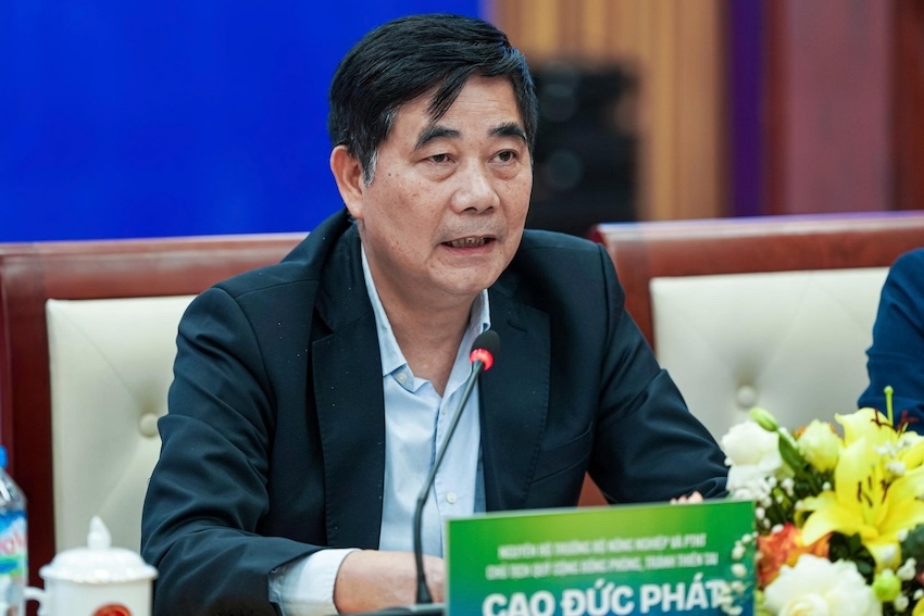 TS Cao Duc Phat cho rang, can suy nghi sau hon ve viec ung dung khoa hoc ky thuat de xay dung cac mo phong canh bao ngap lut theo luong mua. Anh: Tung Dinh.