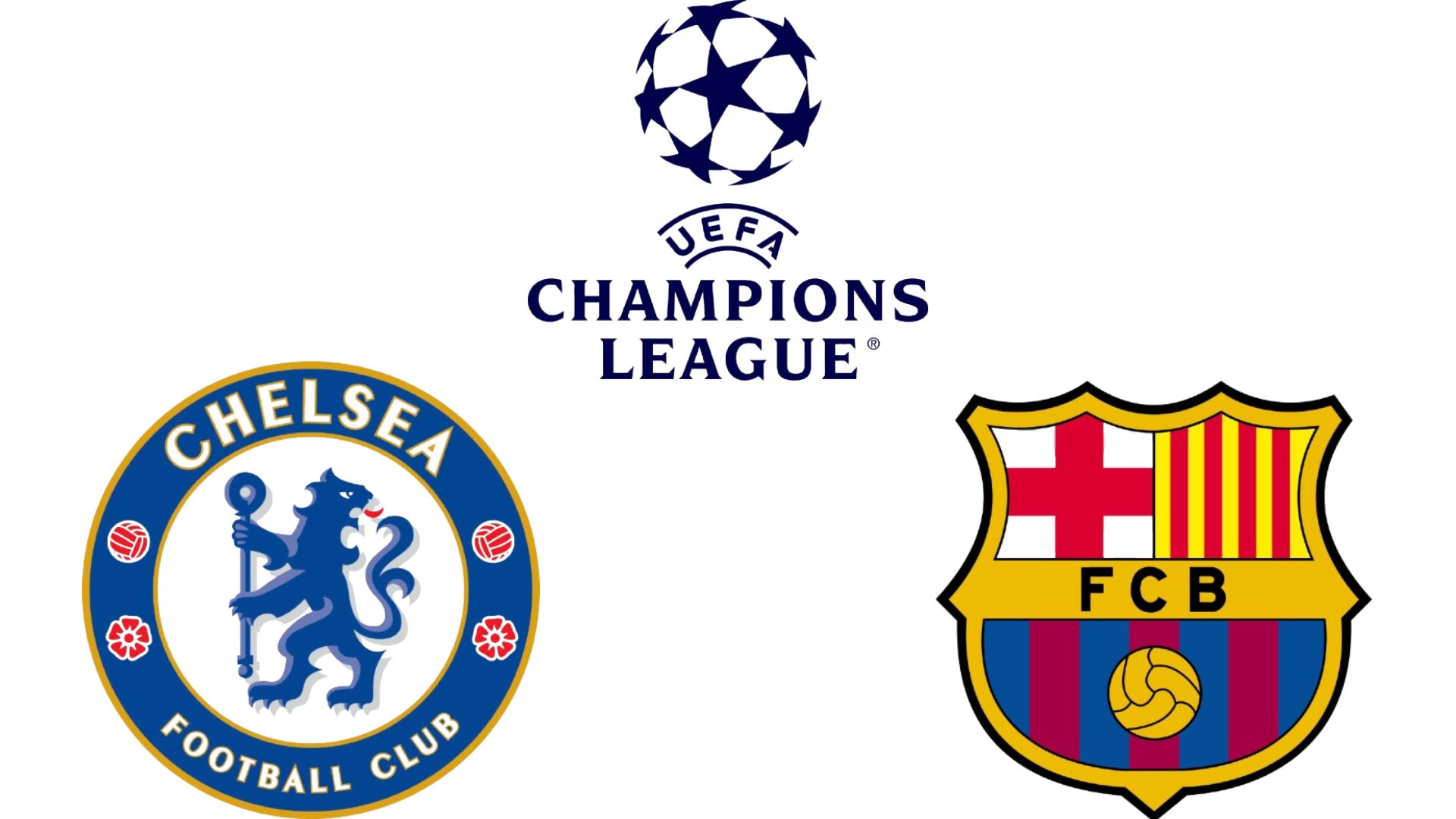 Chelsea se enfrenta al Barcelona en la Liga de Campeones. Grafico: Van An