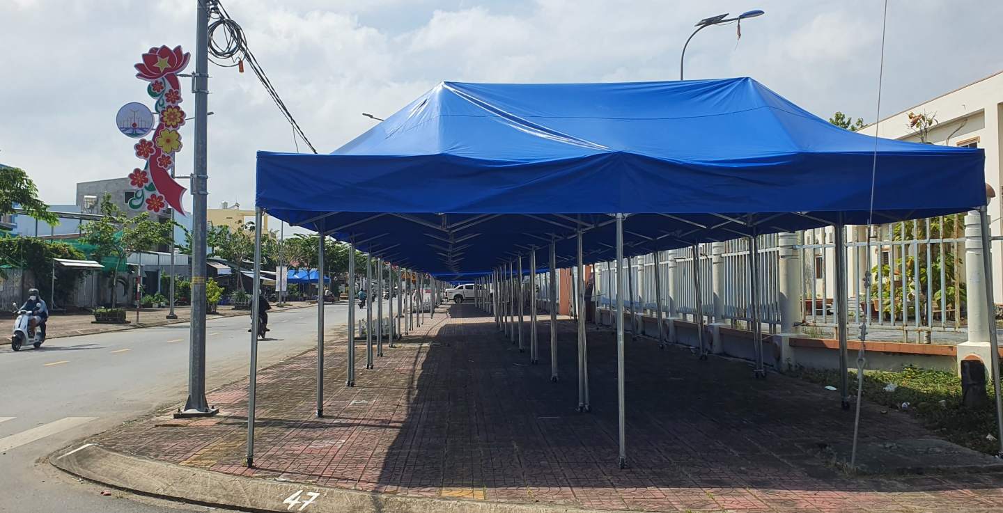 Địa điểm mua bán mới khi di dời chợ đêm tại phường Bạc Liêu, tỉnh Cà Mau. Ảnh: Nhật Hồ