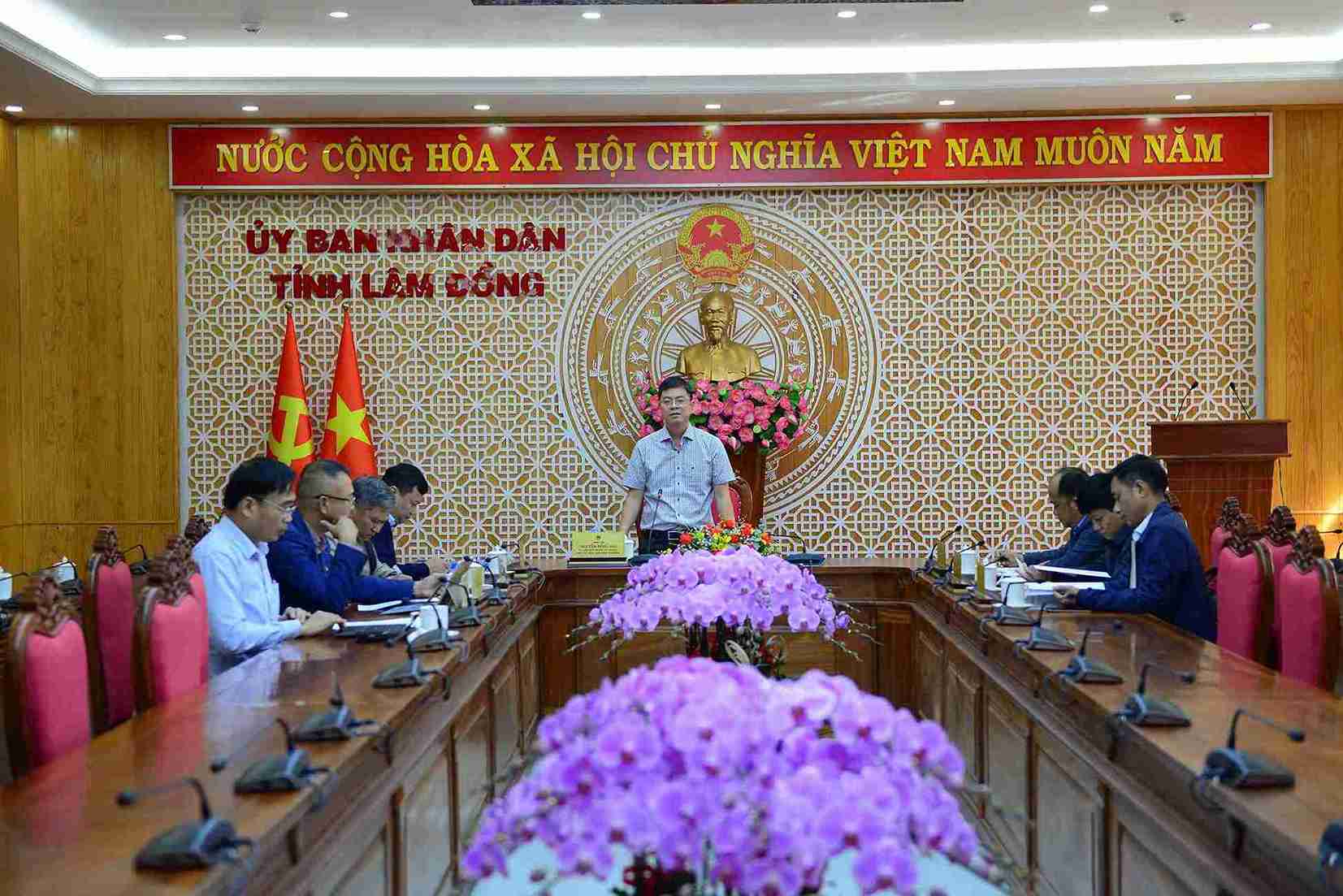 Quang canh buoi lam viec giua UBND tinh Lam Dong voi Tong cong ty Hang khong Viet Nam. Anh: Phuc Khanh