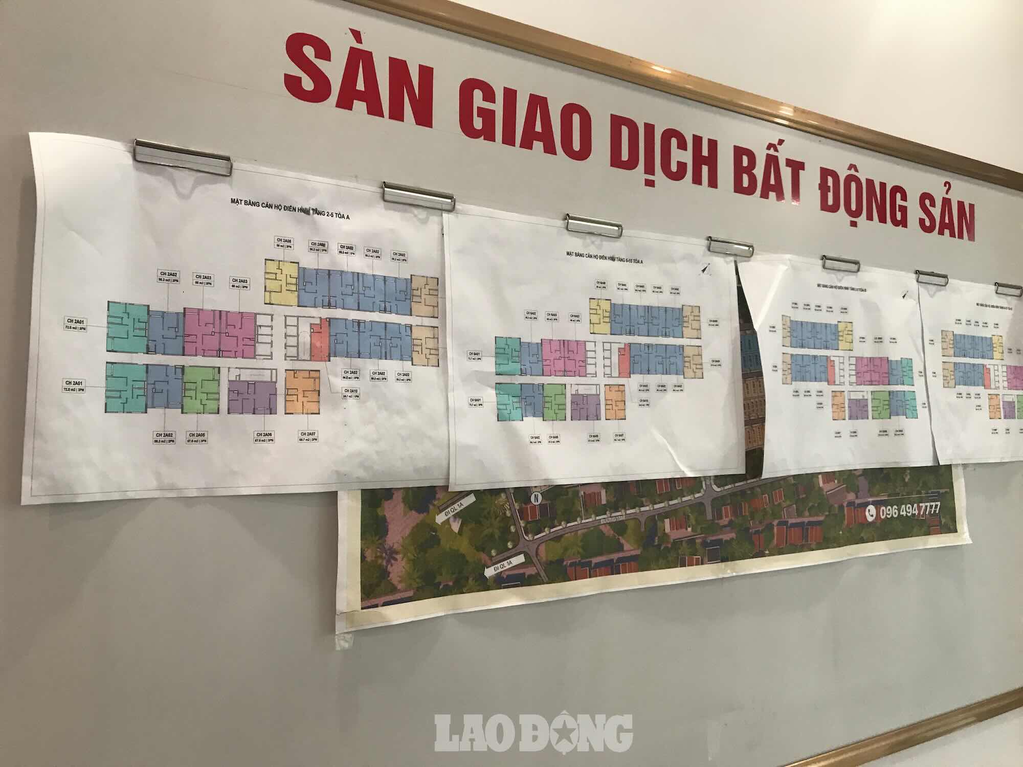 Information about the social housing project was reported by Lao Dong Newspaper. Photo: Cong Sang