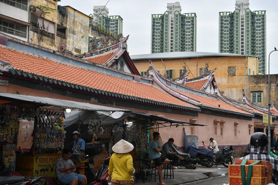 Thanh pho la mot cuoc doi thoai giua truyen thong va phat trien. Anh: Viet Van 