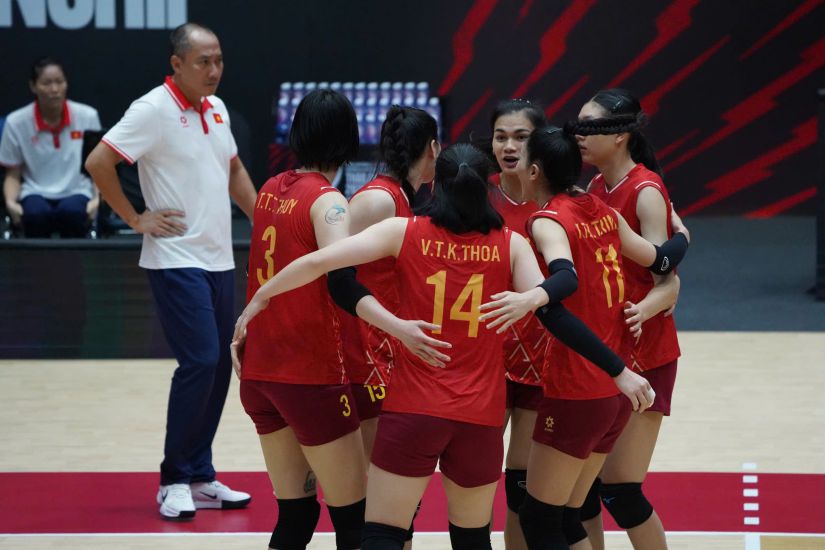 The Vietnam women's volleyball team is aiming for the 33rd SEA Games with the goal of winning the highest position. Photo: VFV