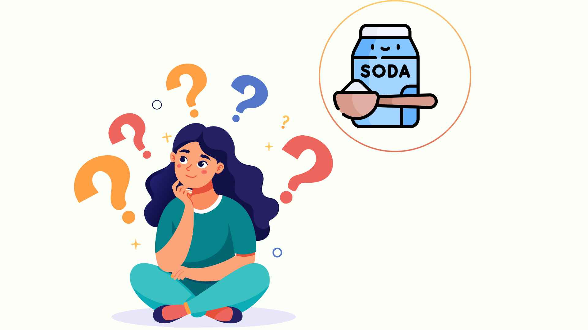 Baking soda is a cleaning product commonly used in families. Graphic photo: Hoang Loc