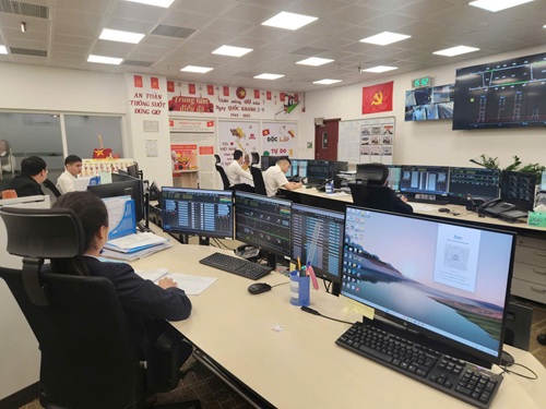 Trung tam van hanh duong sat do thi so 3 Nhon – Ga Ha Noi. Anh: Minh Hanh 