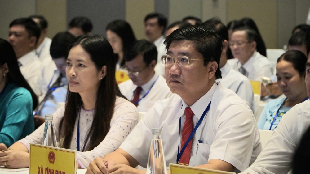 Dai bieu tham du hoi nghi. Anh: Nguyen Anh