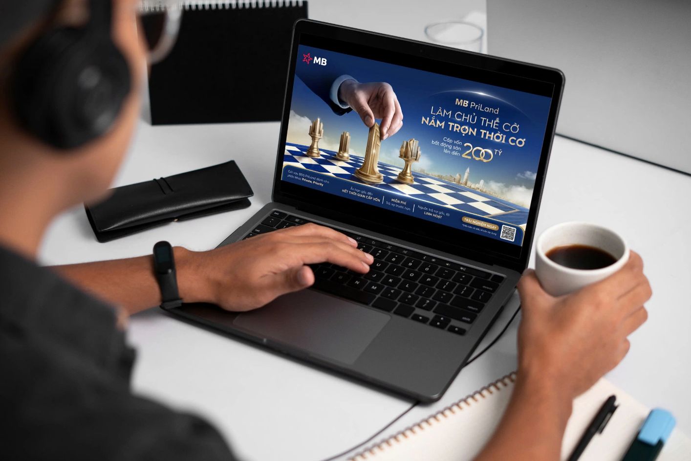 Goi vay MB PriLand danh rieng cho nhom khach hang vay mua bat dong san hang sang va sieu sang. Anh: MB