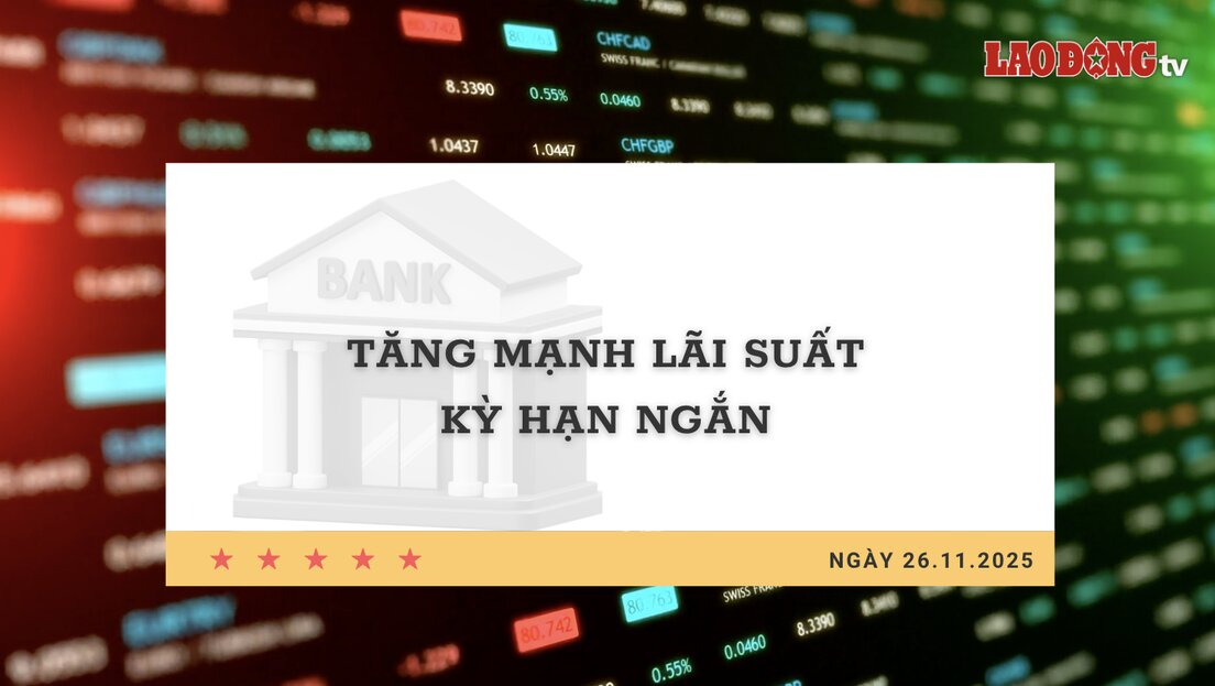 Interest rate 26.11: Sharp increase in short-term interest rates