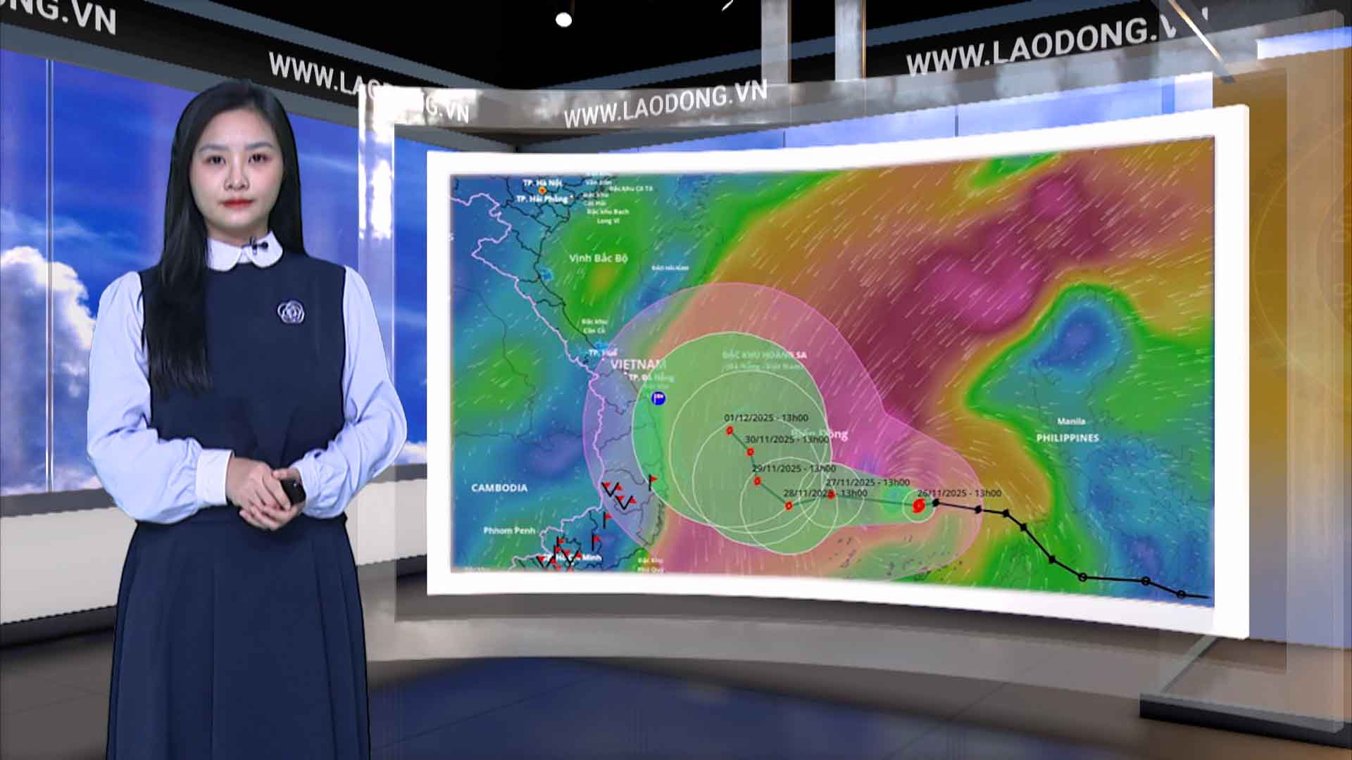今夜と明日27日の天気予報