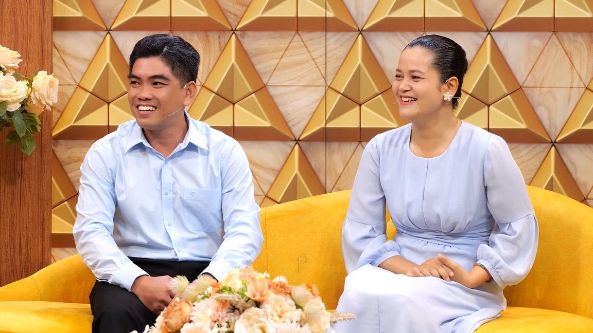 The couple on the show "Husband and Wife Harmony". Photo: Jet provided.