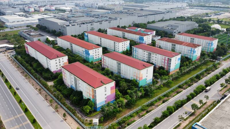 タイグエンは、低所得労働者向けの社会住宅、住宅の開発を推進しています。写真:Viet Bac