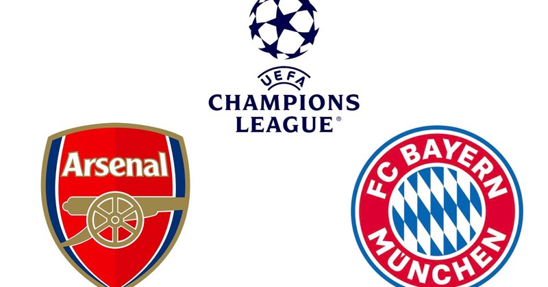 Arsenal vs Bayern 경기 홍보 이미지