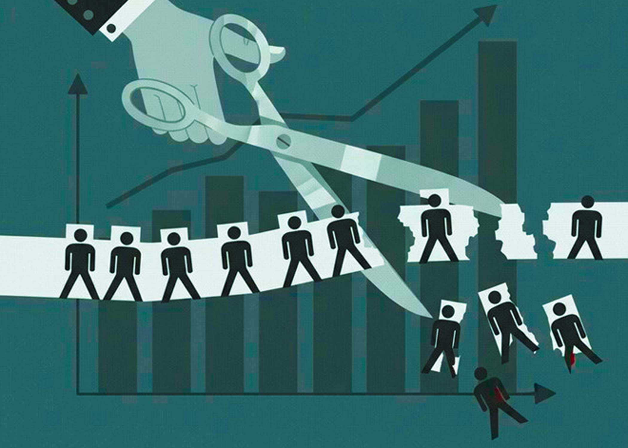 Many major technology companies are cutting staff to restructure, optimize costs and increase investment in AI. Graphics: Thuan Hien