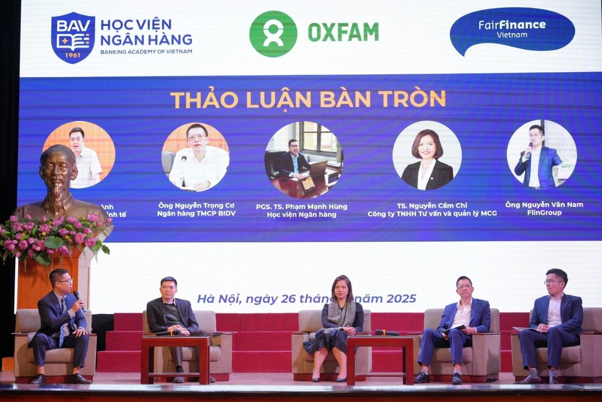 Phien thao luan ban tron nhan manh 3 nhom van de chinh ve hanh lang phap ly, chuan hoa du lieu va phat trien nguon nhan luc. Anh: BAV 