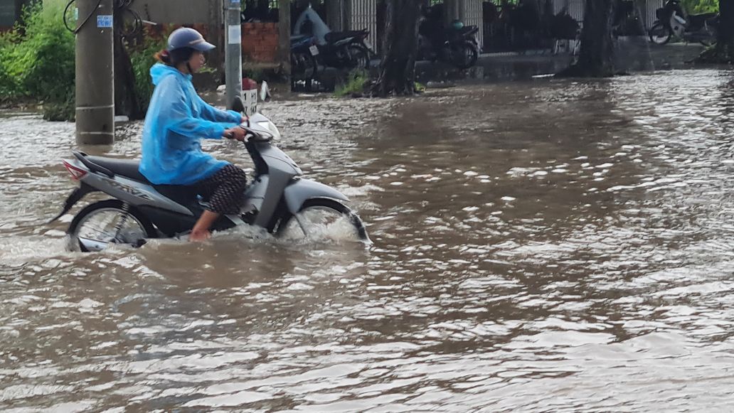 Du bao trong 2 den 3 ngay toi, trieu cuong co kha nang ngap nhieu noi tai Ca Mau. Anh: Nhat Ho
