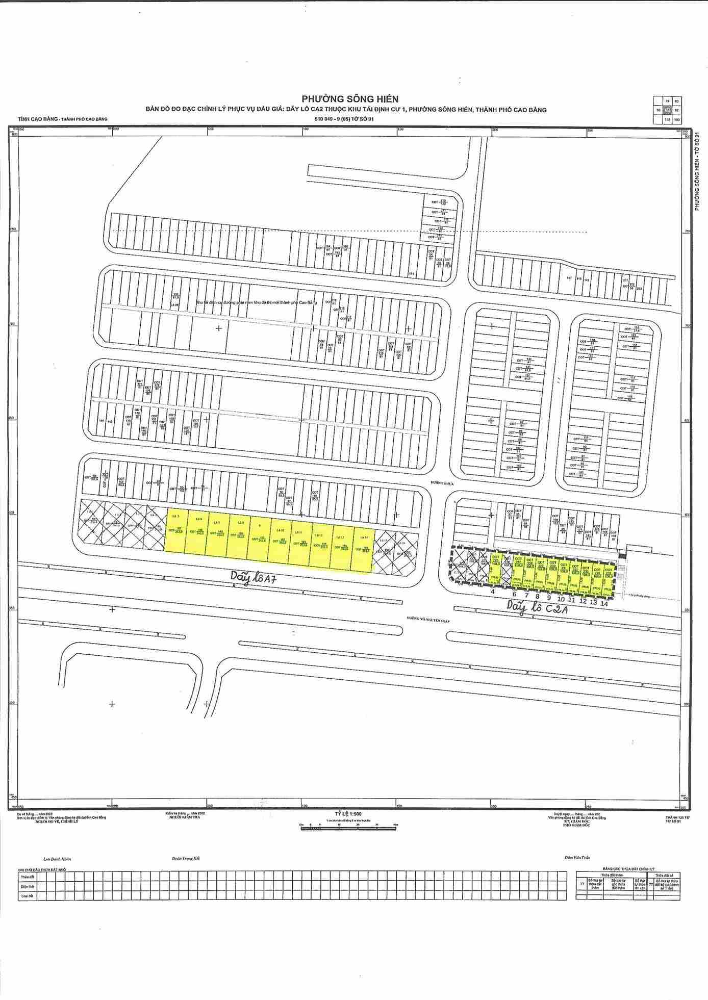 Vi tri cac lo dat sap duoc dau gia. Anh: Duy Dung