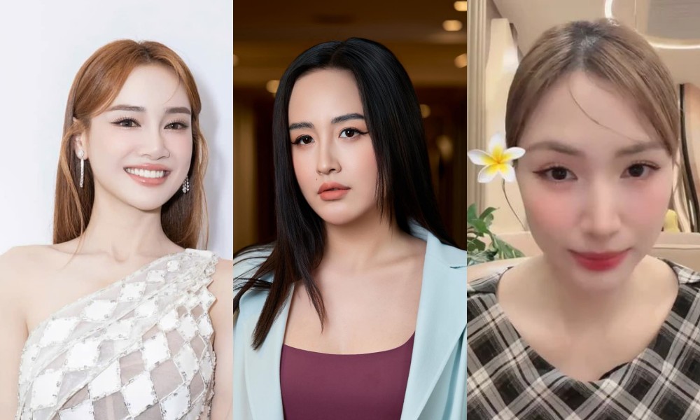 ニャ・フオン、マイ・フオン・トゥイ、ホア・ミンジー。写真：キャラクターフェイスブック.