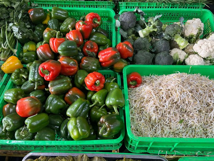 Sup lo xanh, sup lo trang, ot chuong tang gia cao. Anh: Minh Phong