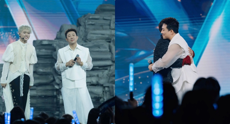 トラン・タンさんは兄弟たちに挨拶するよう勧めた。写真：VieO.