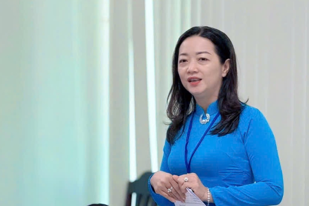 Pho Chu tich LDLD TP Can Tho Tran Tu Nhien phat bieu tai Hoi nghi 