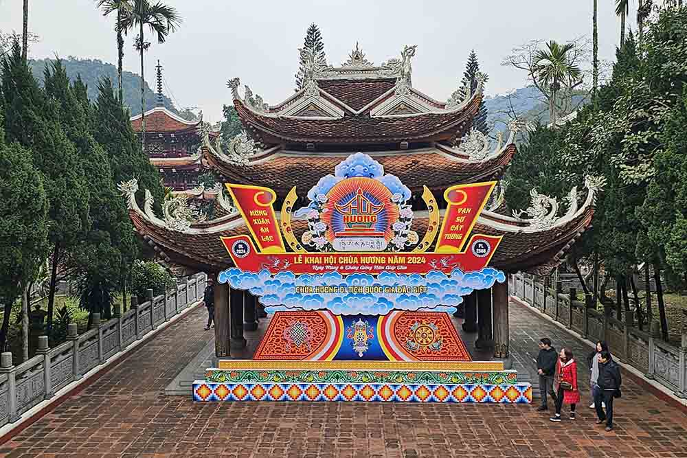 Huong Pagoda (Huong Son Commune, Hanoi), January 2024. Photo: Song Huu