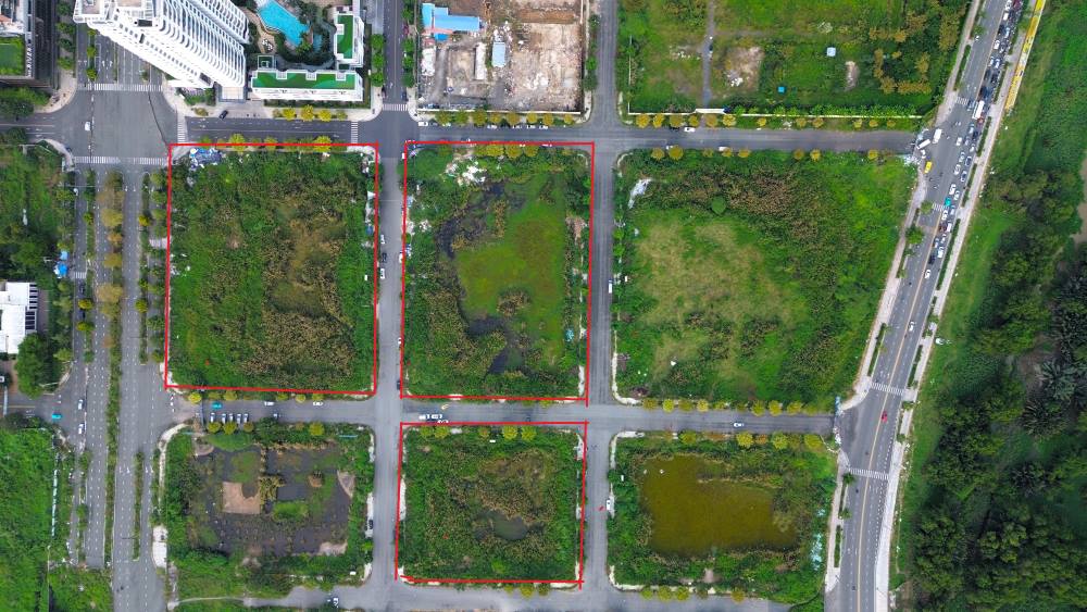 Khu vuc ba lo dat 3-8, 3-9, 3-12, nhom lo tung duoc doanh nghiep trung dau gia nhung khong thuc hien nghia vu tai chinh va xin bo coc vao nam 2021.